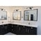 Nuvo Destin 3-Light Vanity, E26 60W, Black And Silver Accent, Clear Ribbed 60/7703 - alternate 5